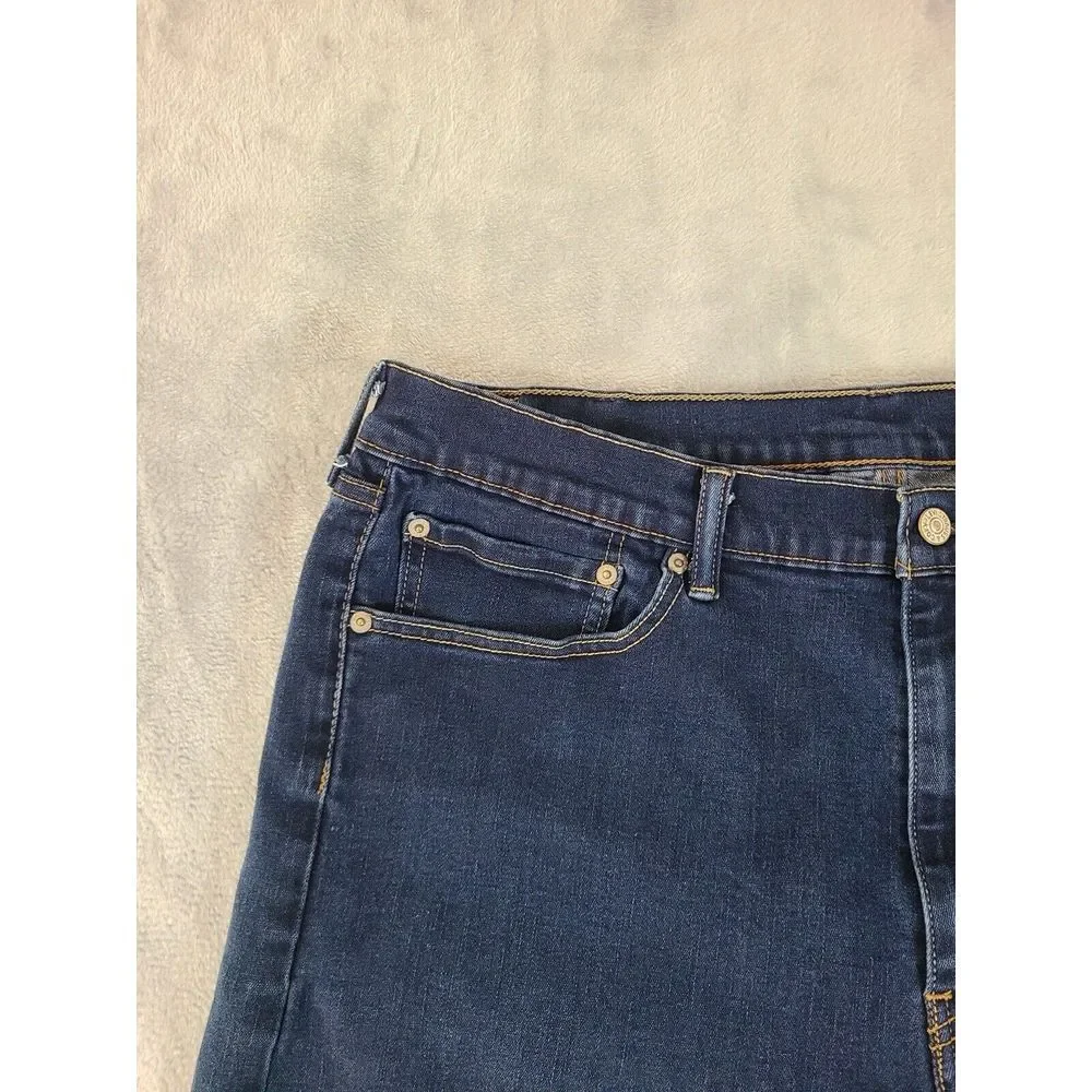 Levi's 505 Men's‎ 38x30 Blue Denim Regular Fit Dark Wash